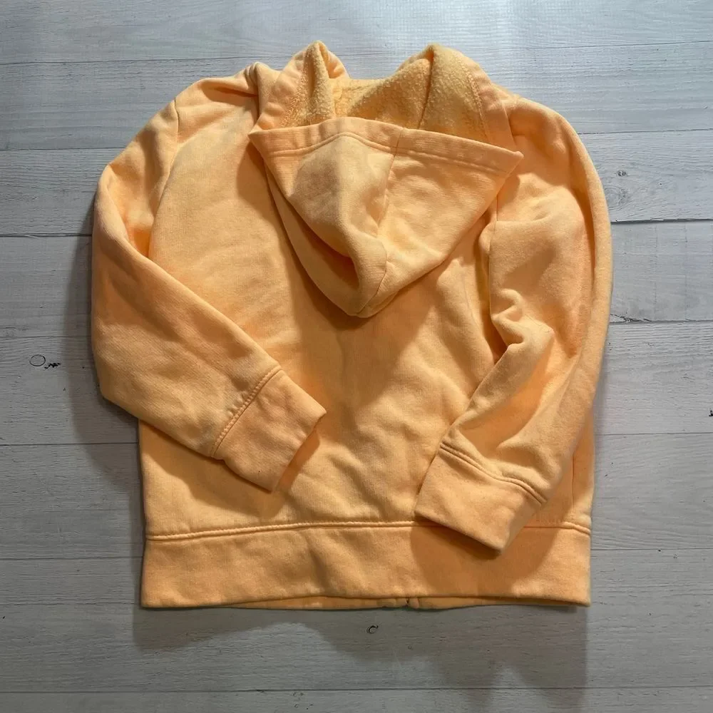Old navy kids orange zip‎ up hoodie 4T